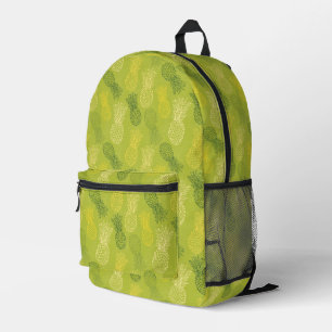 Sac À Dos Imprimé Pineapple Outline Pattern on Green