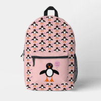 Pingouin mignon rose bébé fille