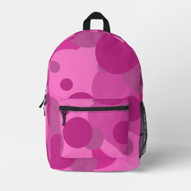 Sac À Dos Imprimé Pink dots backpack (Recto)
