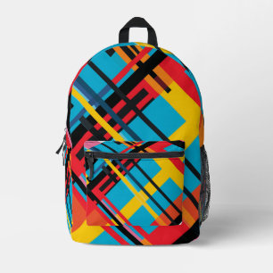 Sac À Dos Imprimé Plaid coloré