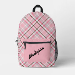 Sac À Dos Imprimé Plaid personnalisé