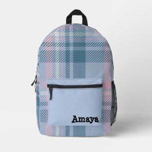Sac À Dos Imprimé Plaid personnalisé
