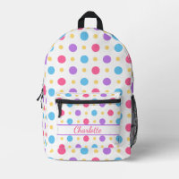 Plaisant Polka Dot rose violet bleu