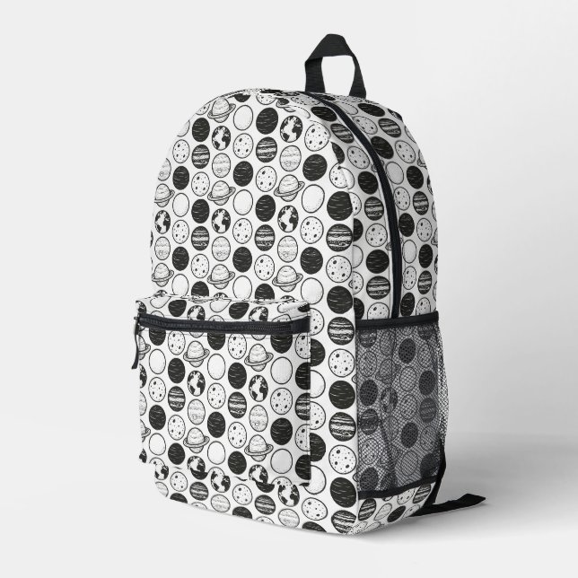 Sac À Dos Imprimé Planètes (Coin arrière droit)