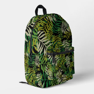 Sac À Dos Imprimé Plante verte à feuilles branchues Jardin tendance