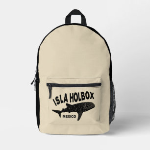 Sac À Dos Imprimé Plongée sous-marine avec requins baleines Isla Hol