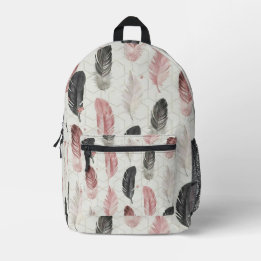 Sac À Dos Imprimé Plumes