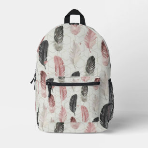 Sac À Dos Imprimé Plumes