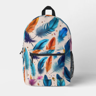 Sac À Dos Imprimé Plumes