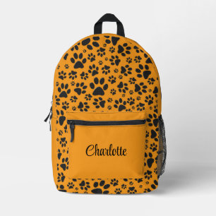 Sac À Dos Imprimé Pois de chien noir et blanc Pointe Polka sur dahli
