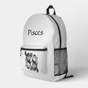 Sac À Dos Imprimé Poissons Signe et Symbole du Zodiaque