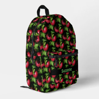 Sac À Dos Imprimé Pommes McIntosh motif personnalisé de la nature