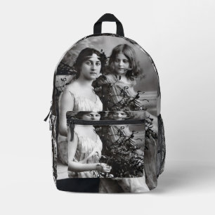 Sac À Dos Imprimé Portrait intemporel de la mère et de la fille