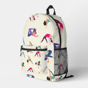 Sac À Dos Imprimé Poses de yoga