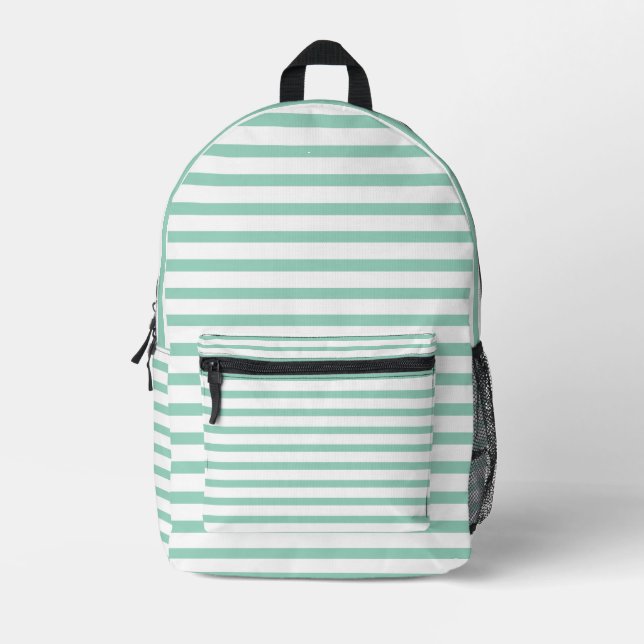 Sac À Dos Imprimé Posséder votre style avec la Monnaie Vert et Bande (Recto)