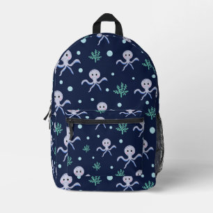 Sac À Dos Imprimé Poulpe sous le motif enfants de la mer