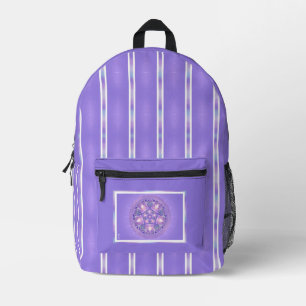Sac À Dos Imprimé Pourpre W1