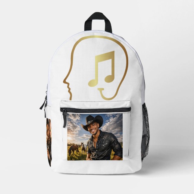 Sac À Dos Imprimé Print Cut Sew Backpack (Recto)