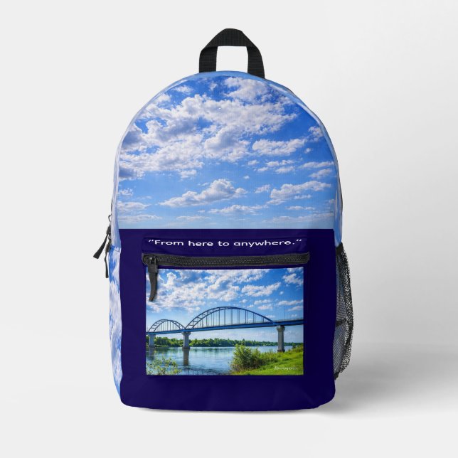 Sac À Dos Imprimé Print Cut Sew Bag (Recto)