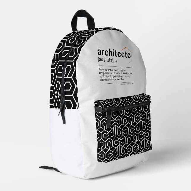 Sac À Dos Imprimé Print Cut Sew Bag (Coin arrière gauche)