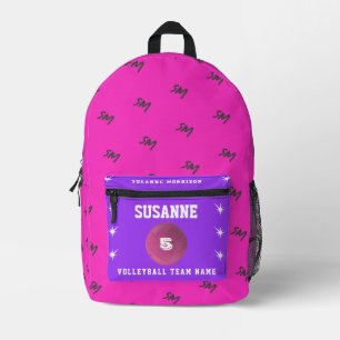 Sac À Dos Imprimé Print Cut Sew Sag filles fuchsia backàpack
