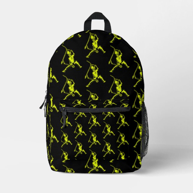 Sac À Dos Imprimé Pro Scooter Free Rider Traces (Recto)