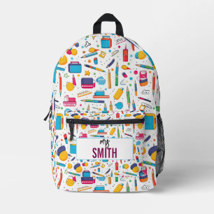 Sac À Dos Imprimé Professeur personnalisé - Nom personnalisé Retour
