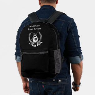 Sac À Dos Imprimé Profiter de Billard avec une passion pour la concu