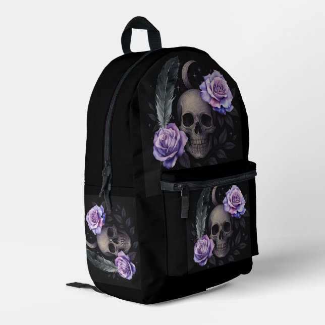 SAC À DOS IMPRIMÉ PURPLE GLACIÈRE SKULT (Coin arrière gauche)