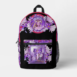 Sac À Dos Imprimé Purple Sun Fairy