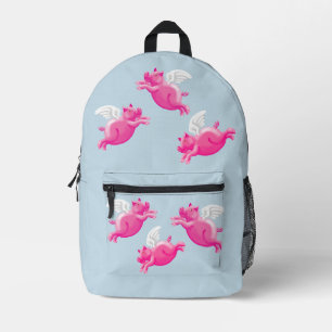 Sac À Dos Imprimé quand les porcs volent