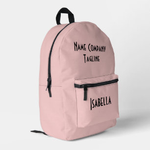 Sac À Dos Imprimé Quartz Rose moderne simple