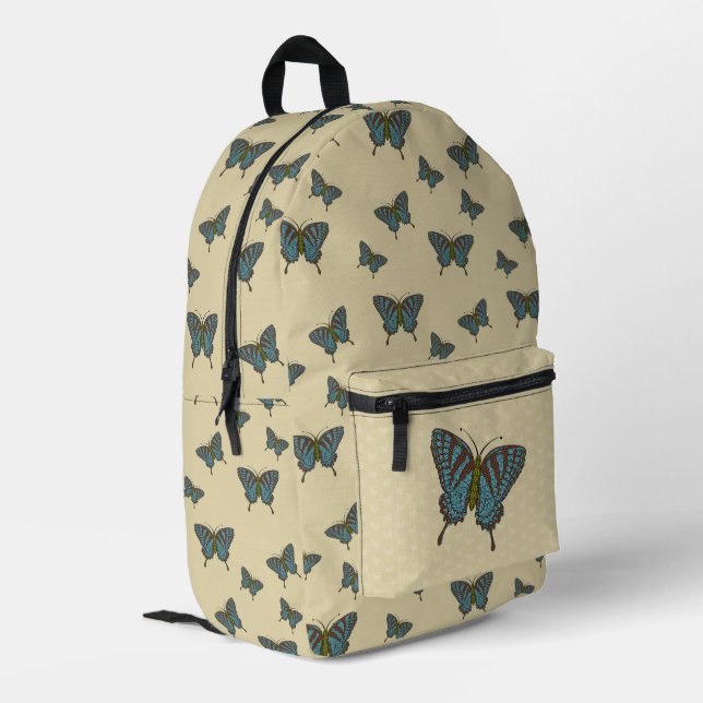 Sac À Dos Imprimé Queue d'hirondelle japonaise (Coin arrière gauche)
