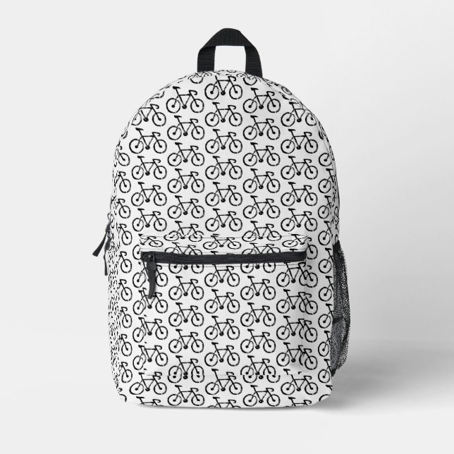 Sac À Dos Imprimé Racing Bike Lino Print (Recto)