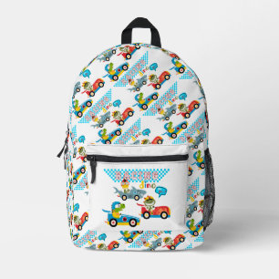 Sac À Dos Imprimé Racing Dino