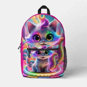 Sac À Dos Imprimé Rainbow Kitty