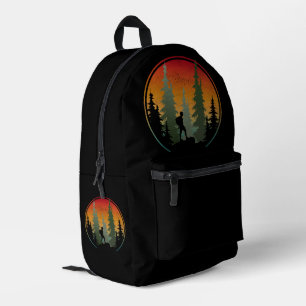 Sac À Dos Imprimé Randonnée au coucher du soleil Forêt Nature