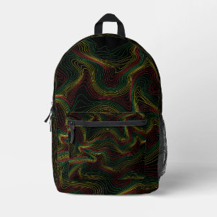 Sac À Dos Imprimé Rasta Waves