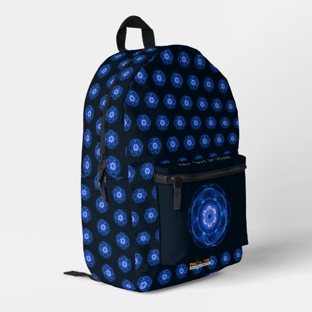 Sac À Dos Imprimé Rayonnement de Cherenkov (Coin arrière gauche)