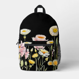 Sac À Dos Imprimé Reflets Floraux