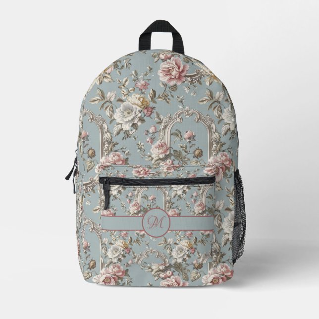 Sac À Dos Imprimé Régence inspirée personnalisée (Recto)