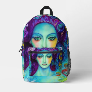 Sac À Dos Imprimé Reine des fées enchantée avec papillons
