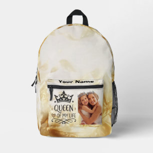 Sac À Dos Imprimé Reine Élégante de ma Vie - ma maman