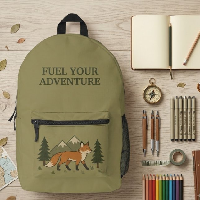 Sac À Dos Imprimé Renard de l'Aventure à Alimenter (Créateur téléchargé)