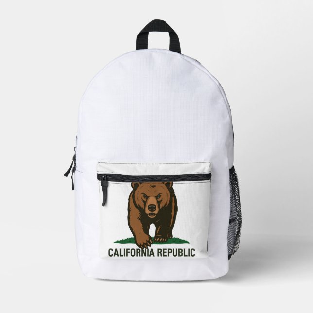 Sac À Dos Imprimé République de Californie (Recto)