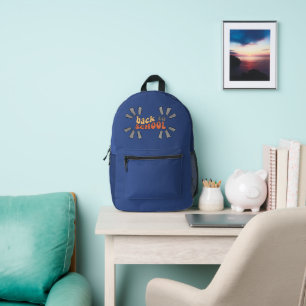 Sac À Dos Imprimé Retour à l'école avec un rebondissement animé