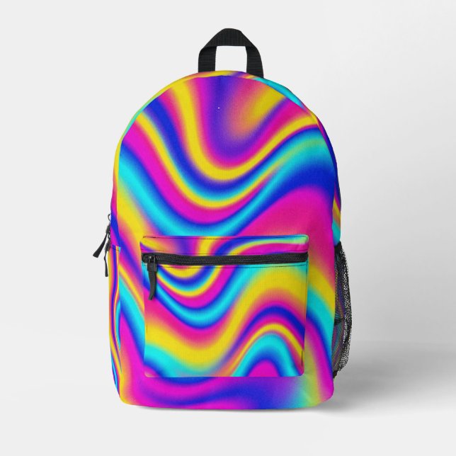 Sac À Dos Imprimé Retro 80  (Recto)