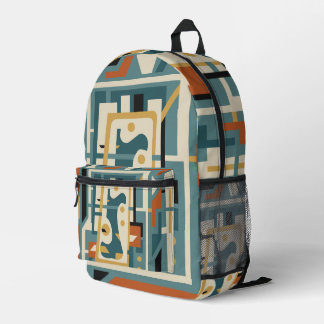 Sac À Dos Imprimé Rétro Futuriste Moderne du Milieu du Siècle