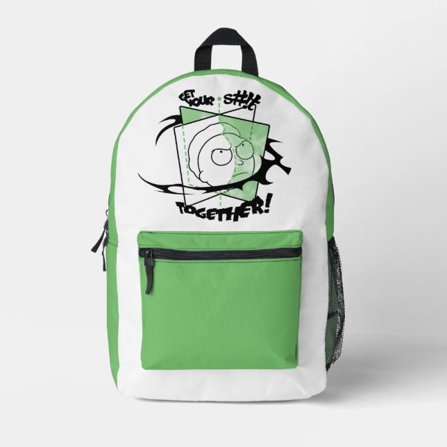 Sac À Dos Imprimé RICK ET MORTY™ | Prenez votre S# ! t Together ! (Recto)