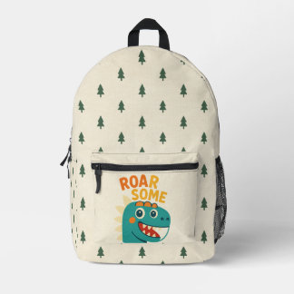 Sac À Dos Imprimé Roarsome Cartoon Dinosaur Kids Backpack Design